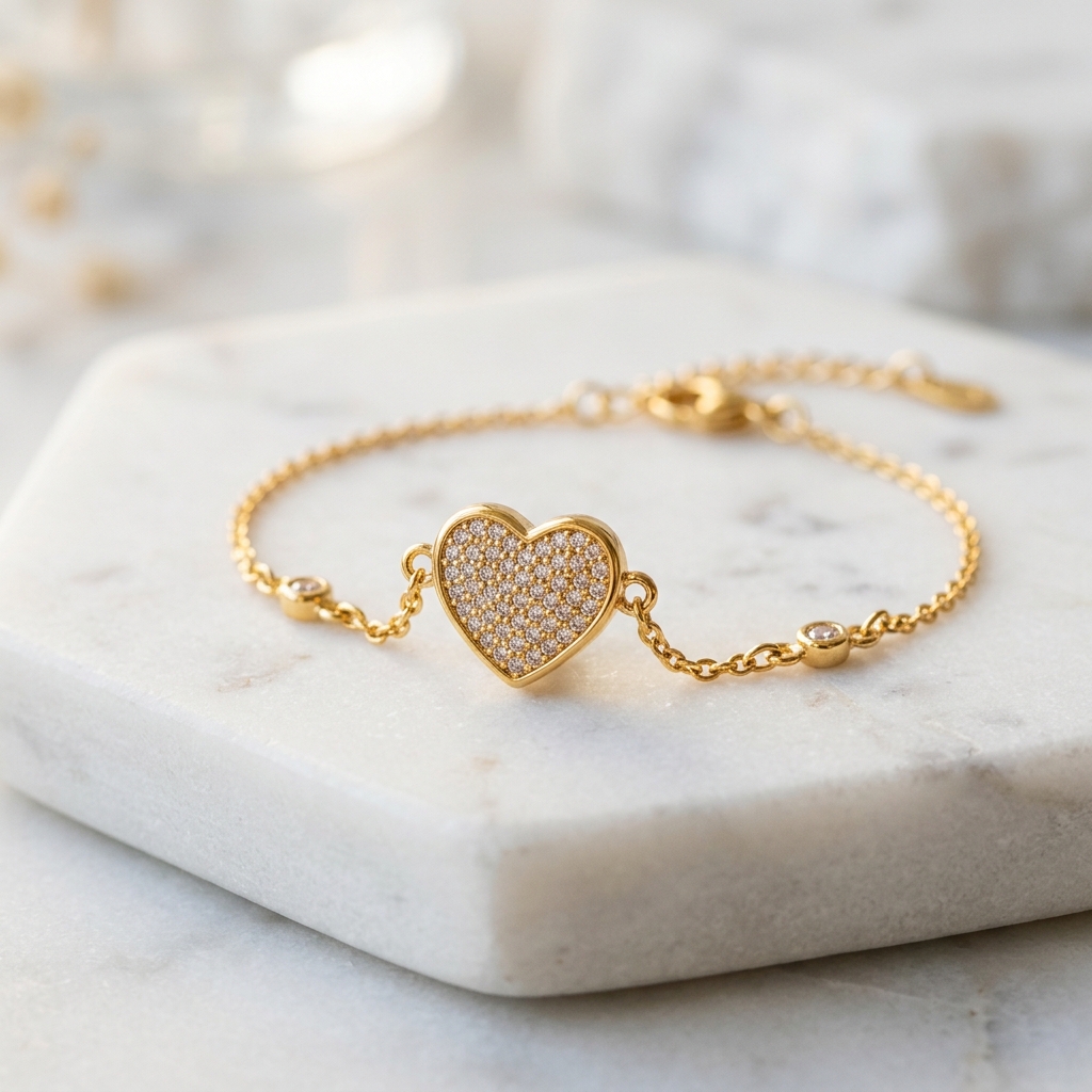 Pulseira Heart Gold